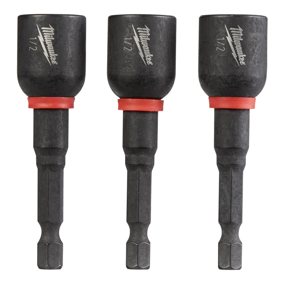 Milwaukee 49-66-4737 Shockwave 2-9/16 Mag Nutdriver 1/2 - Bulk (10)