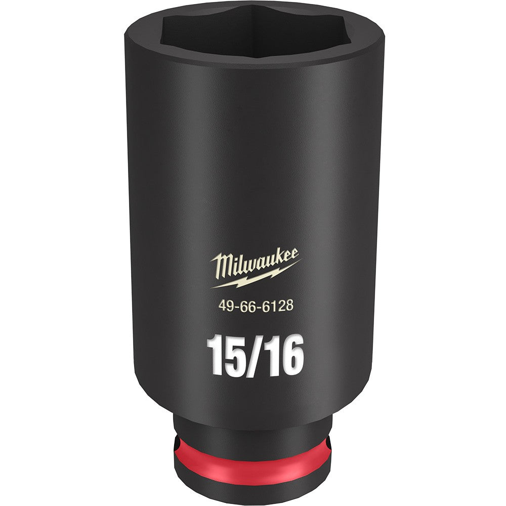 Milwaukee 49-66-6128 SHOCKWAVE Impact Duty™  3/8Drive 15/16 Deep 6 Point Socket