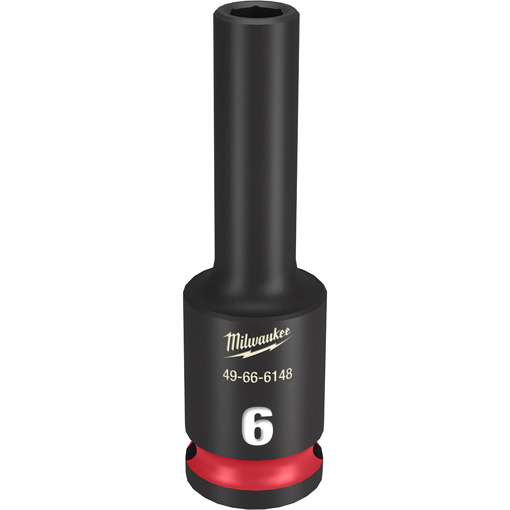 Milwaukee 49-66-6148 SHOCKWAVE Impact Duty™  3/8Drive 6MM Deep 6 Point Socket