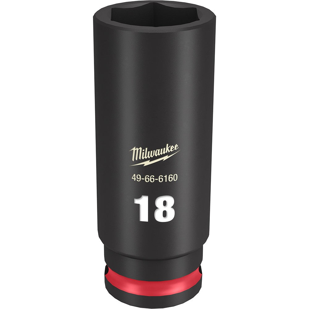 Milwaukee 49-66-6160 SHOCKWAVE Impact Duty™ 3/8 Drive 18MM Deep 6 Point Socket