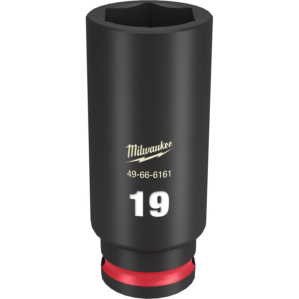 Milwaukee 49-66-6161 SHOCKWAVE Impact Duty™  3/8Drive 19MM Deep 6 Point Socket