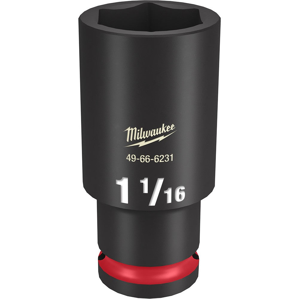 Milwaukee 49-66-6231 SHOCKWAVE Impact Duty™  1/2Drive 1-1/16 Deep 6 Point Socket