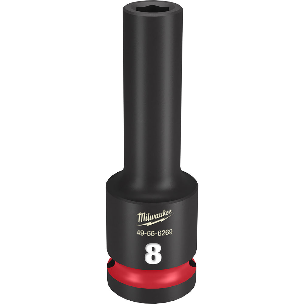 Milwaukee 49-66-6269 SHOCKWAVE Impact Duty™  1/2Drive 8MM Deep 6 Point Socket