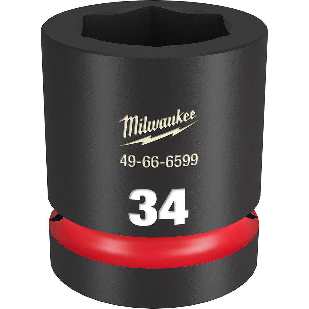 Milwaukee 49-66-6599 SHOCKWAVE Impact Duty™  1Drive 34MM Standard 6 Point Socket