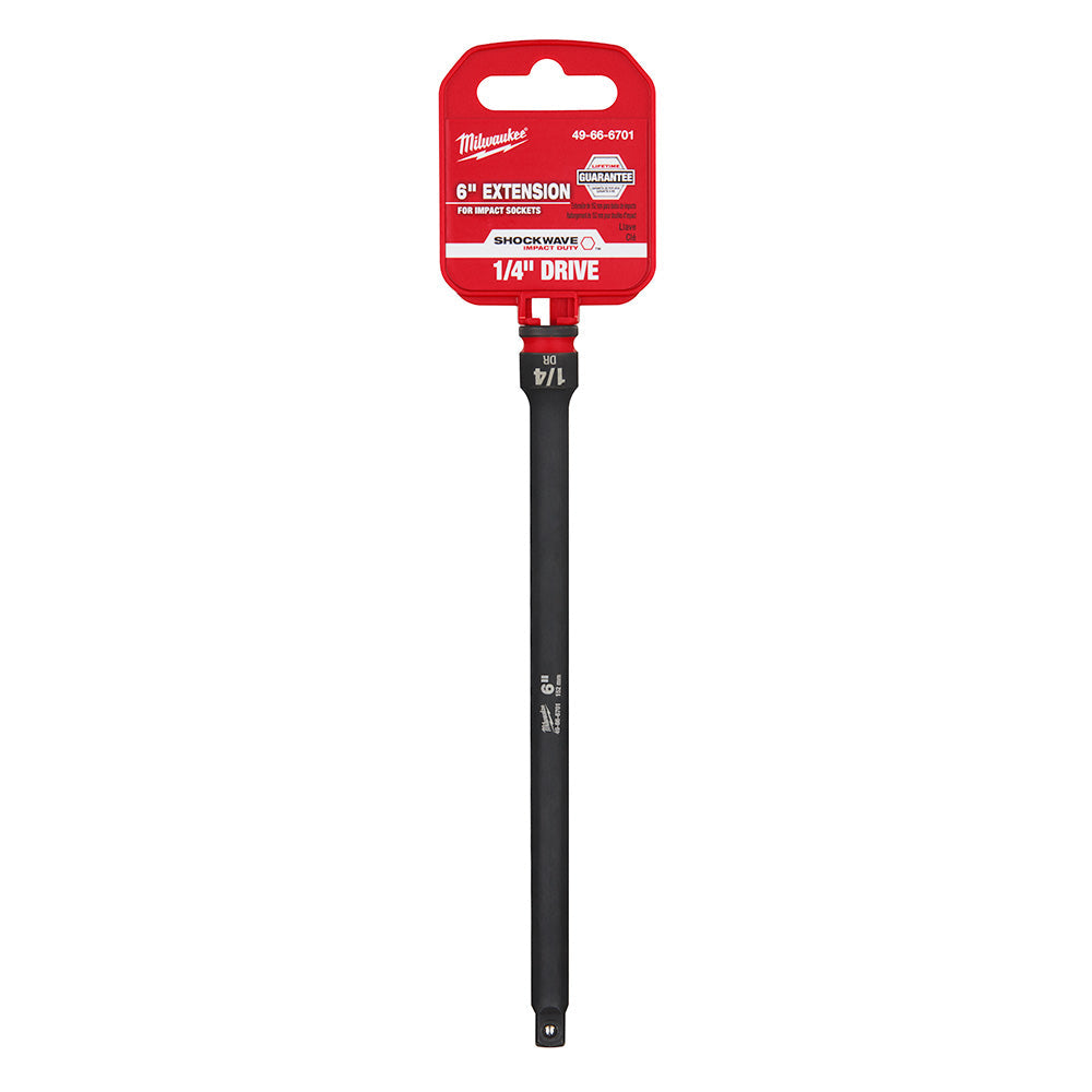 Milwaukee 49-66-6701 SHOCKWAVE Impact Duty™  1/4 Drive 6 Extension