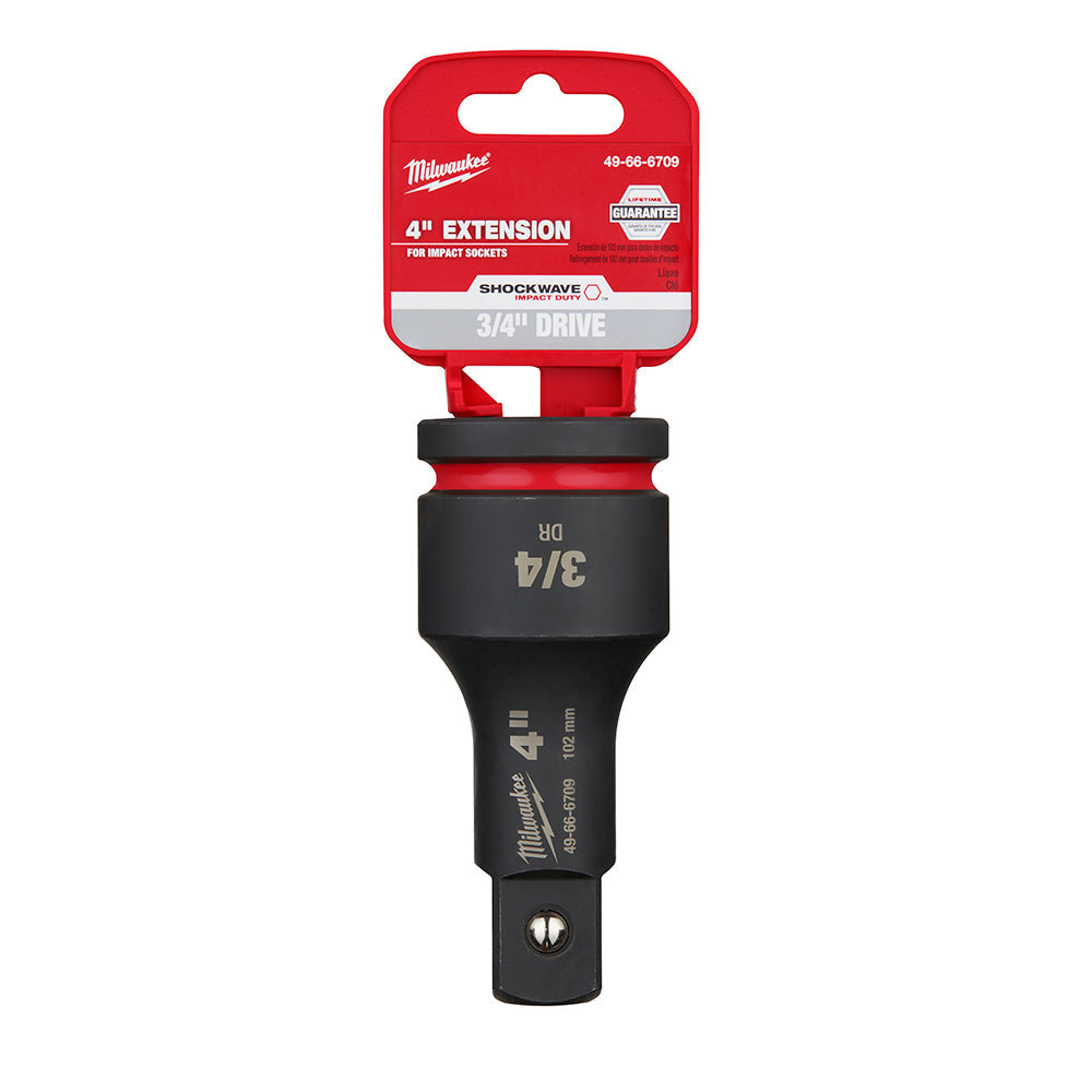 Milwaukee 49-66-6709 SHOCKWAVE Impact Duty™  3/4 Drive 4 Extension