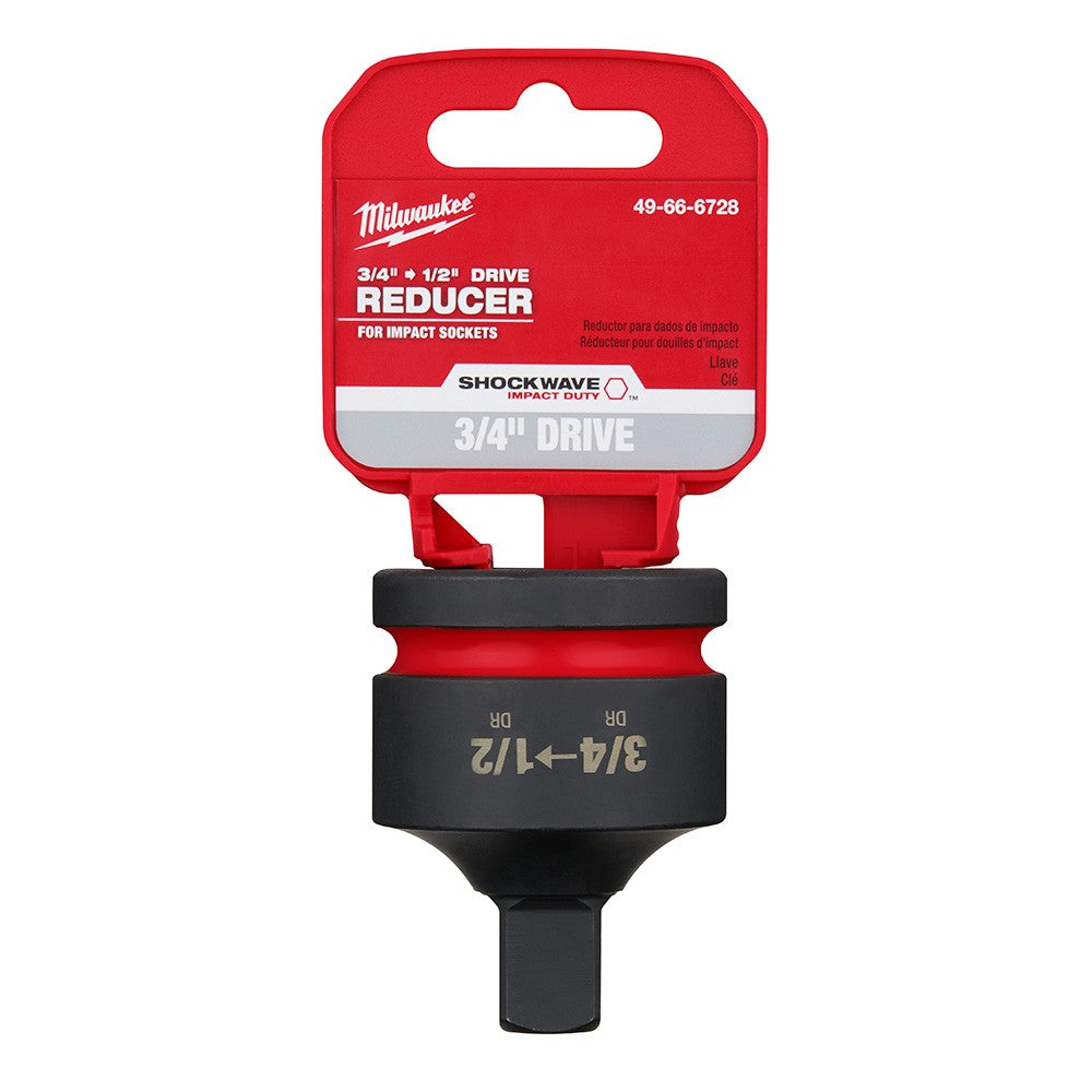 Milwaukee 49-66-6728 SHOCKWAVE Impact Duty™  3/4 Drive 1/2 Drive Reducer