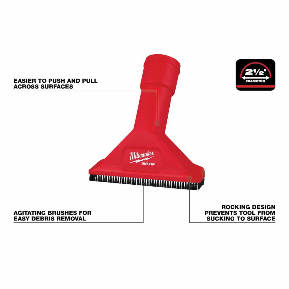 Milwaukee 49-90-2039 AIR-TIP 2-1/2 Rocking Utility Nozzle w/ Brushes