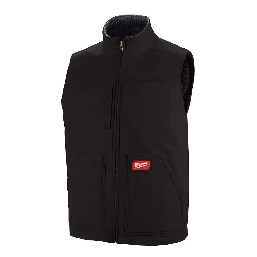 Milwaukee 801B-XL Heavy Duty Sherpa-Lined Vest - Black XL