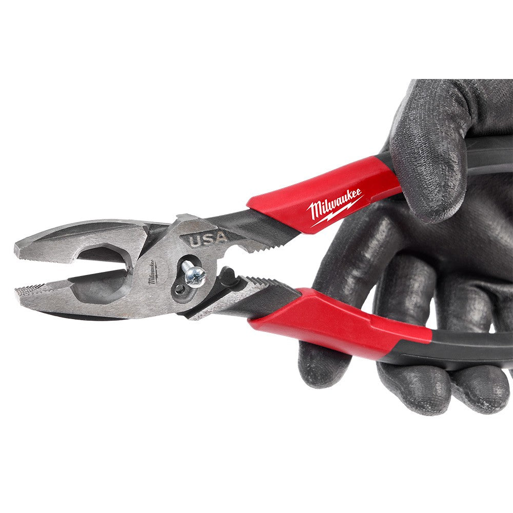 Milwaukee MT550C 9 Linemans Comfort Grip Pliers w/ Crimper and Bolt Cutter (USA)