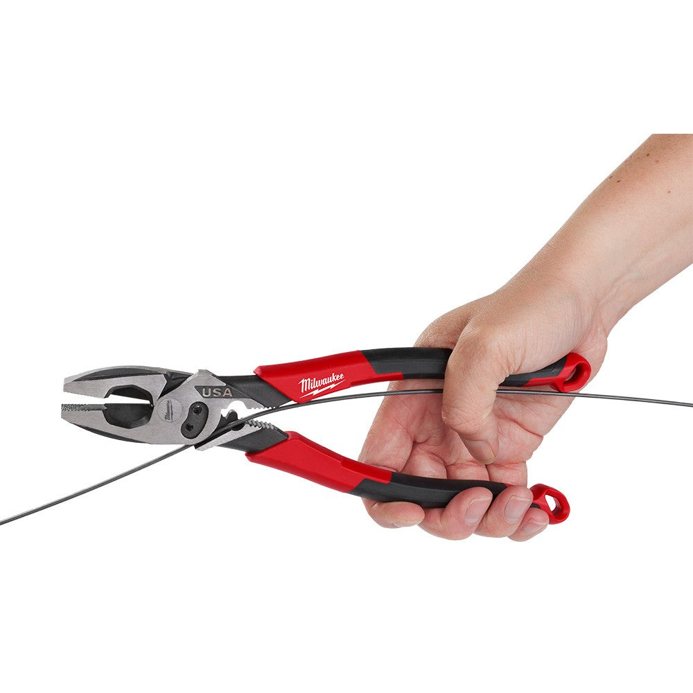 Milwaukee MT550C 9 Linemans Comfort Grip Pliers w/ Crimper and Bolt Cutter (USA)