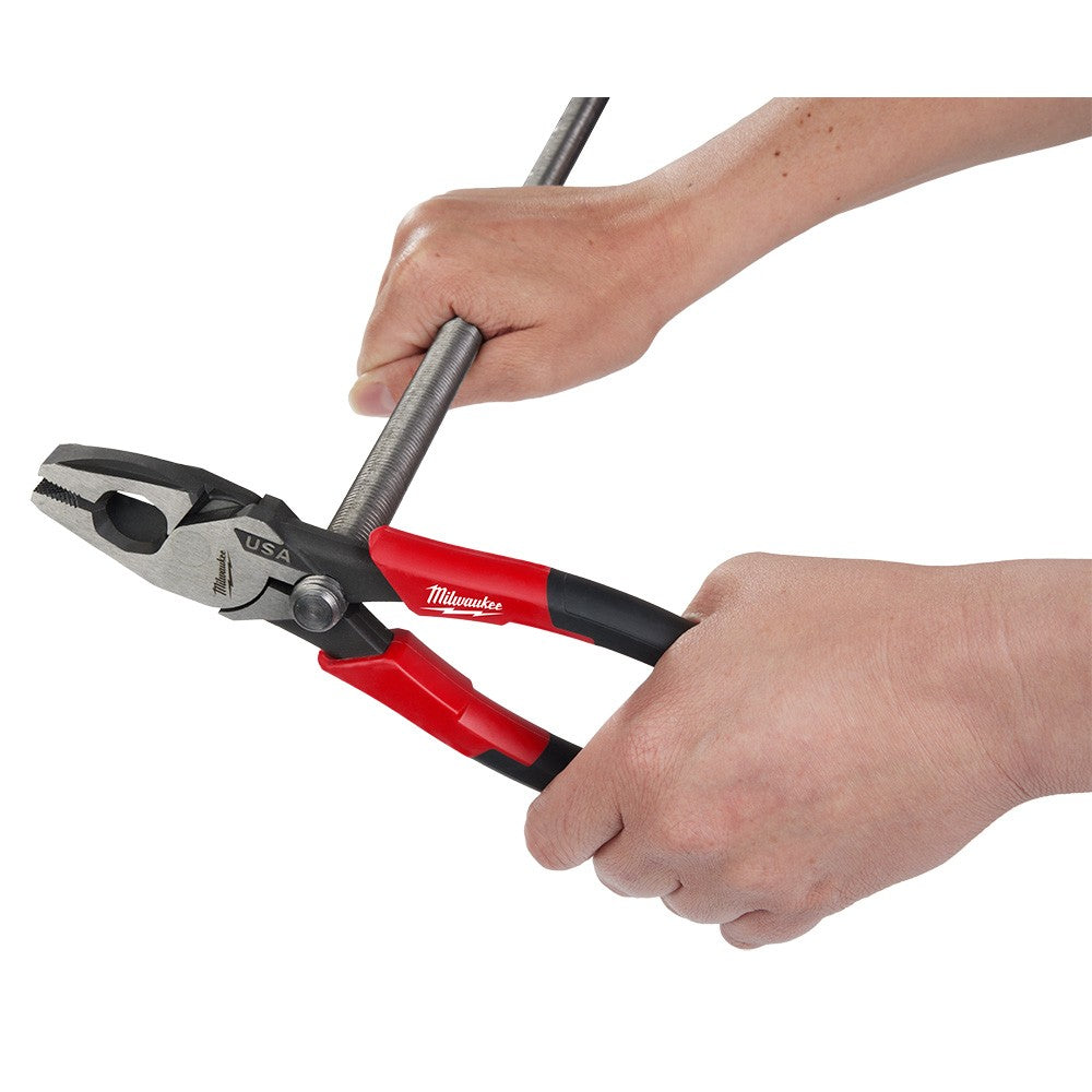 Milwaukee MT550T 9 Linemans Comfort Grip Pliers w/ Thread Cleaner (USA)