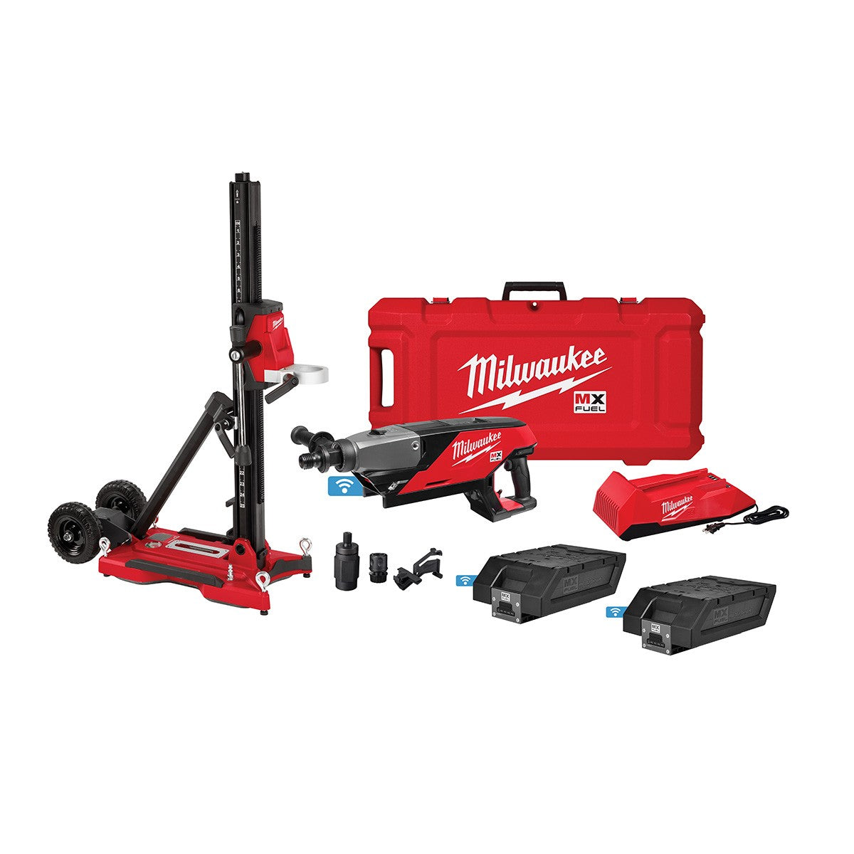 Milwaukee MXF301-2CXS MX FUEL™ Handheld Core Drill Kit w/ Stand